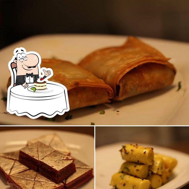 Jain Sweet & Bhelpuri House serves a selection of desserts