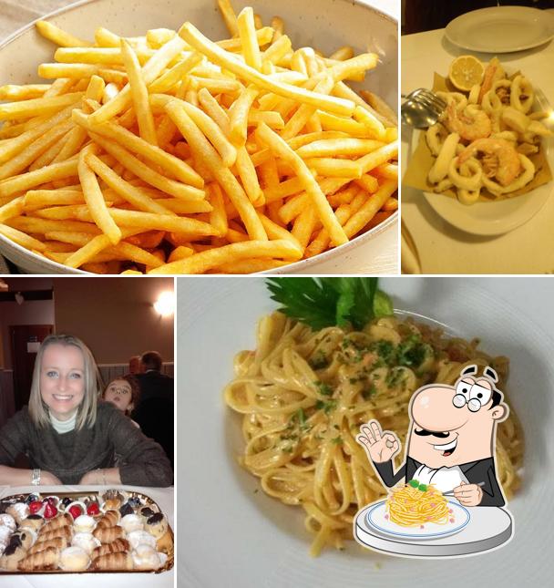 Spaghetti alla carbonara al Ristorante a Monza - Da Guerino - Pizzeria con forno a Legna - Specialità pesce e carne - Fritto misto