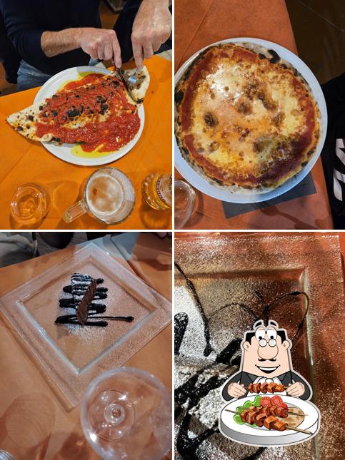 Cibo al Ristorante la bruschetta