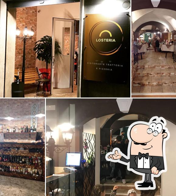 Gli interni di losteria ristorante trattoria pizzeria