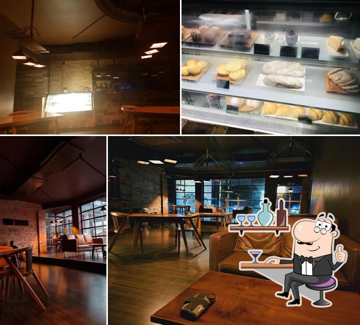 The interior of Nosh Haus Metro Pillar 106