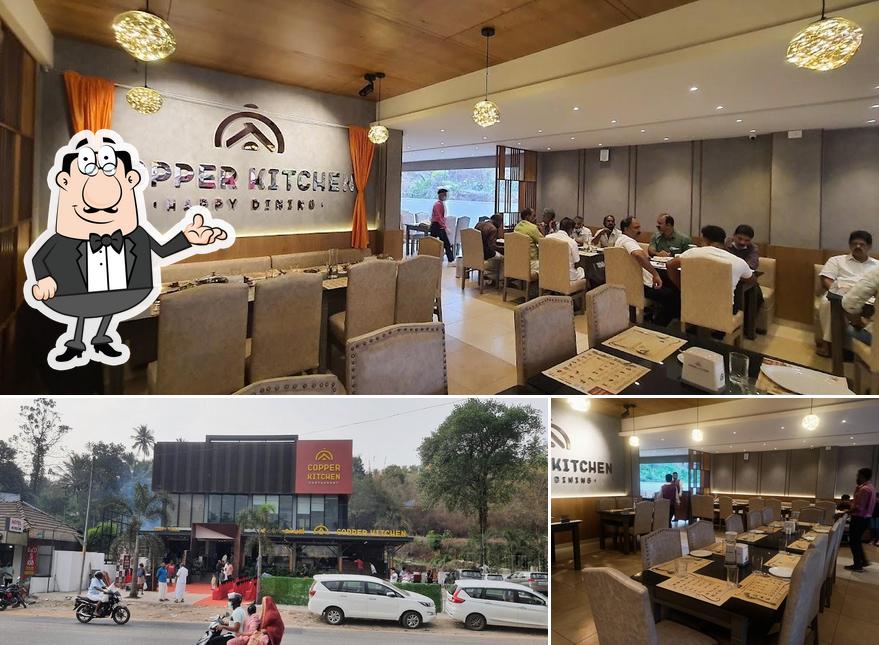 Take a seat at one of the tables at Copper Kitchen