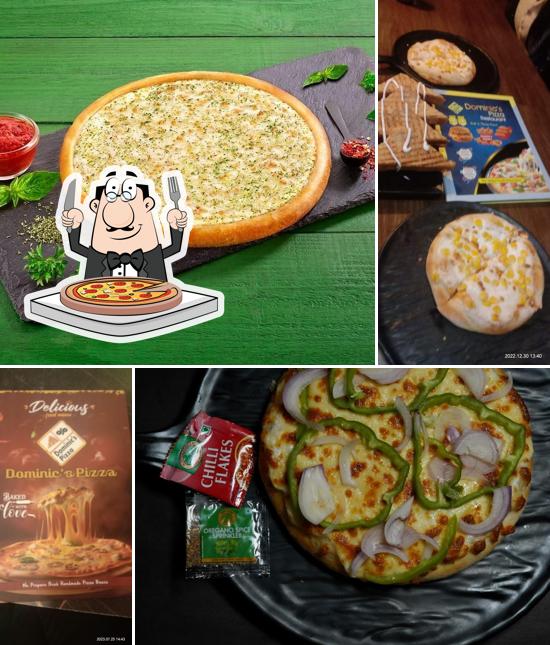 Try out pizza at Dominic's Pizza- Restaurant/Best Restraunt/pizza restraunt in Ferozpur