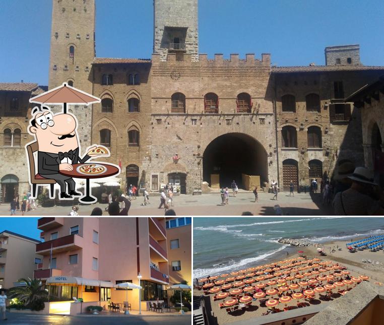 Puoi goderti l'aria fresca dal dehors di Hotel il Delfino