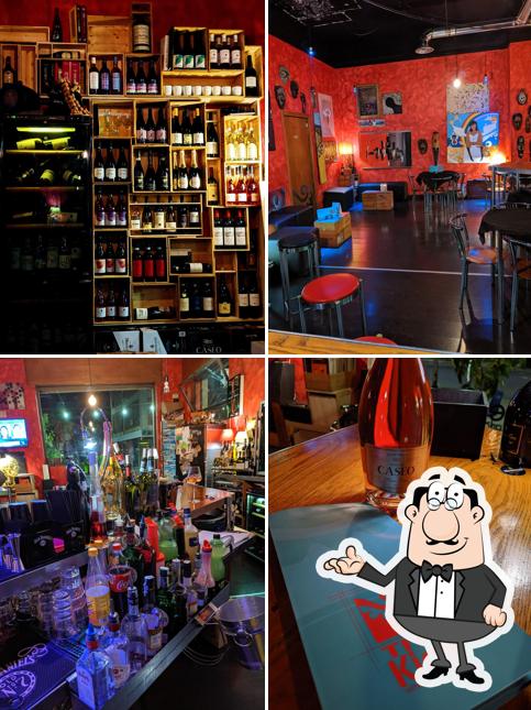 Gli interni di The KICK wine, aperitif & cocktail Bar