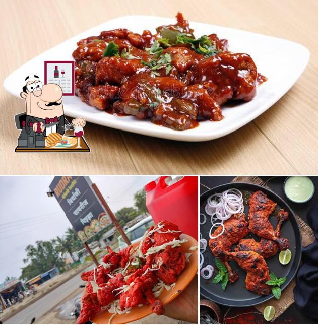 Pick meat meals at CAFE RUDRA'S - couple and families friendly cafe