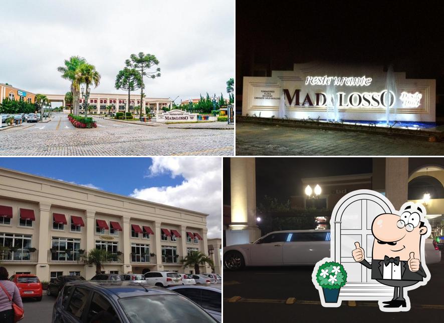 Desfrute da vista da área externa do Família Madalosso