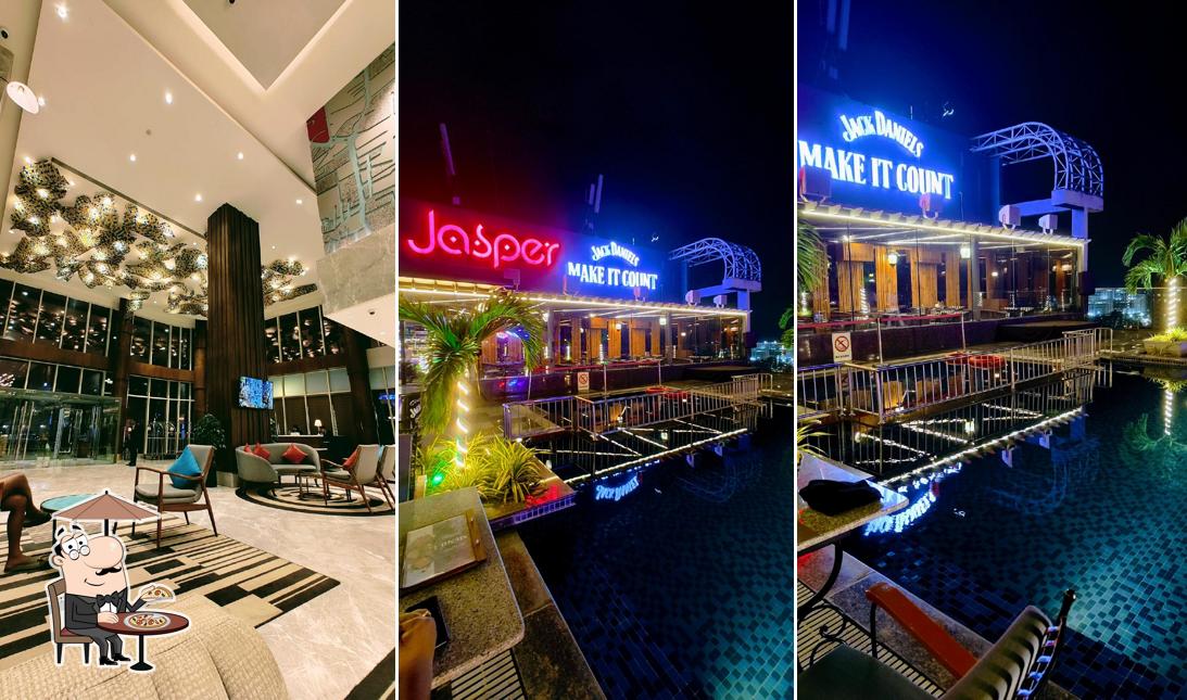 Enjoy the view at the outside area of Jasper - Grill and Bar