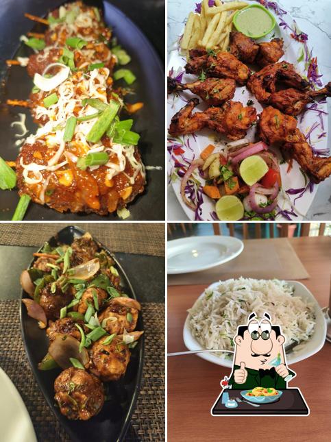 Food at Mr Singh Goa