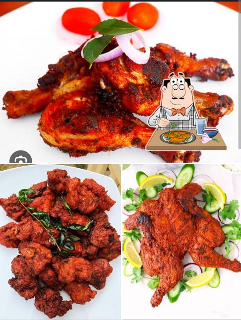 Chicken wings at Raj chicken pakoda stall