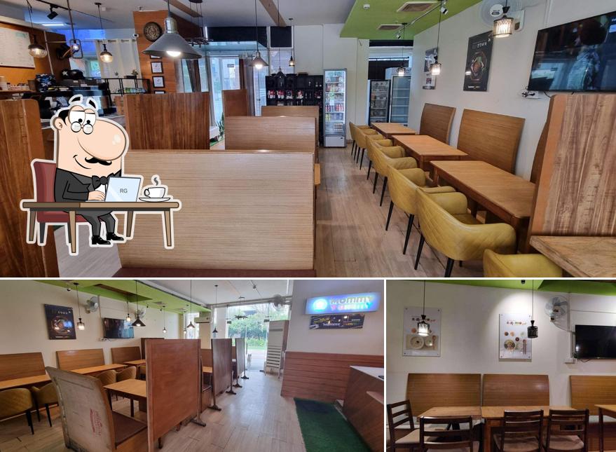 The interior of Mommy Yummy Korean Restaurant & Cafe
