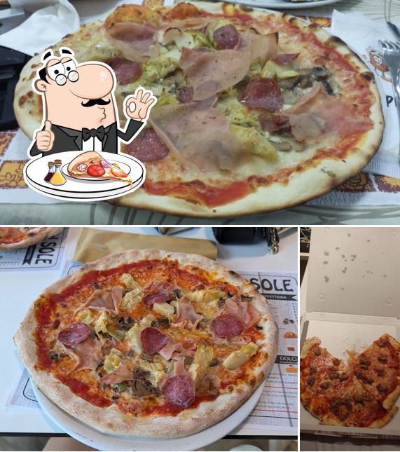 Ordina una pizza a Bar Pizzeria Del Sole