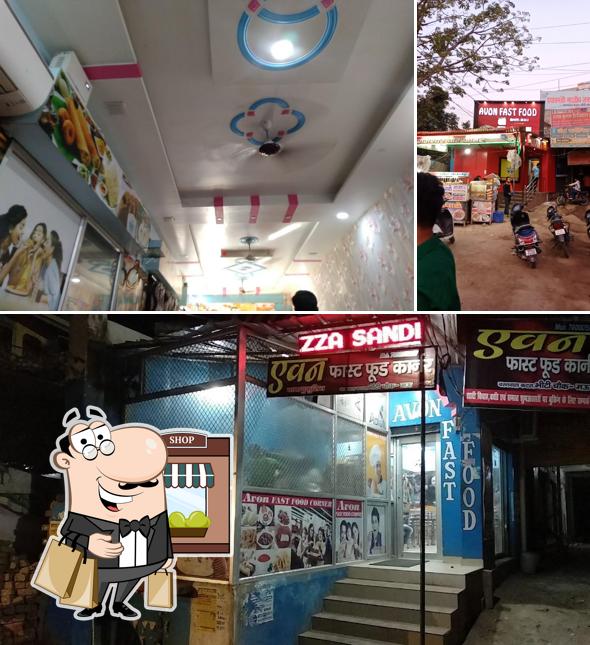 The exterior of Avon Fast Food Restaurant