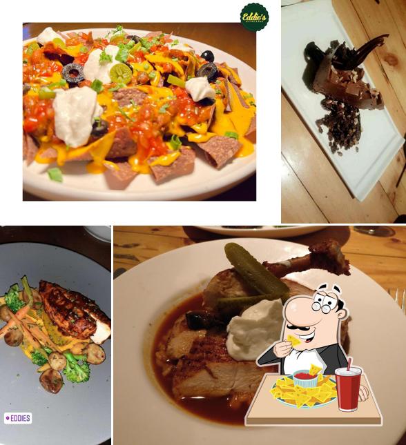 Nachos at Eddies Cafe & Barr