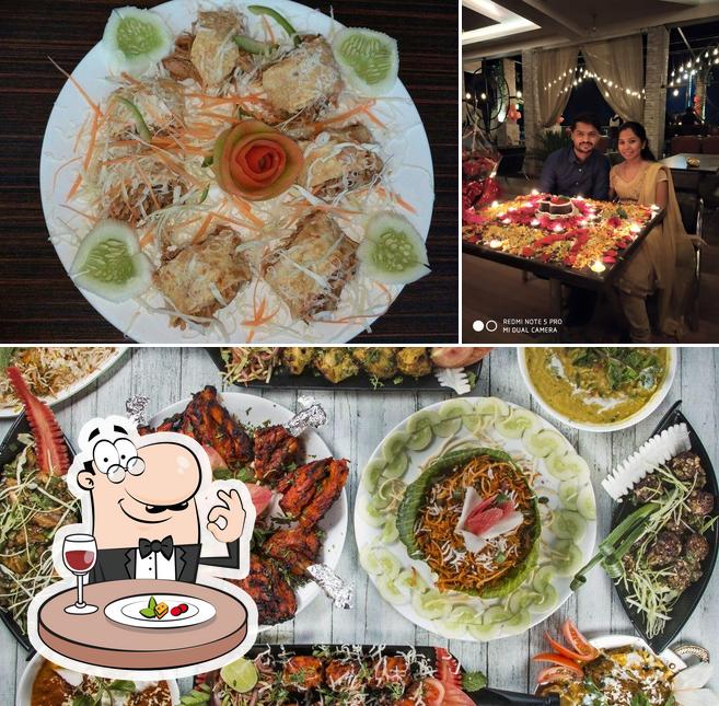 Food at Hotel Golden Rock