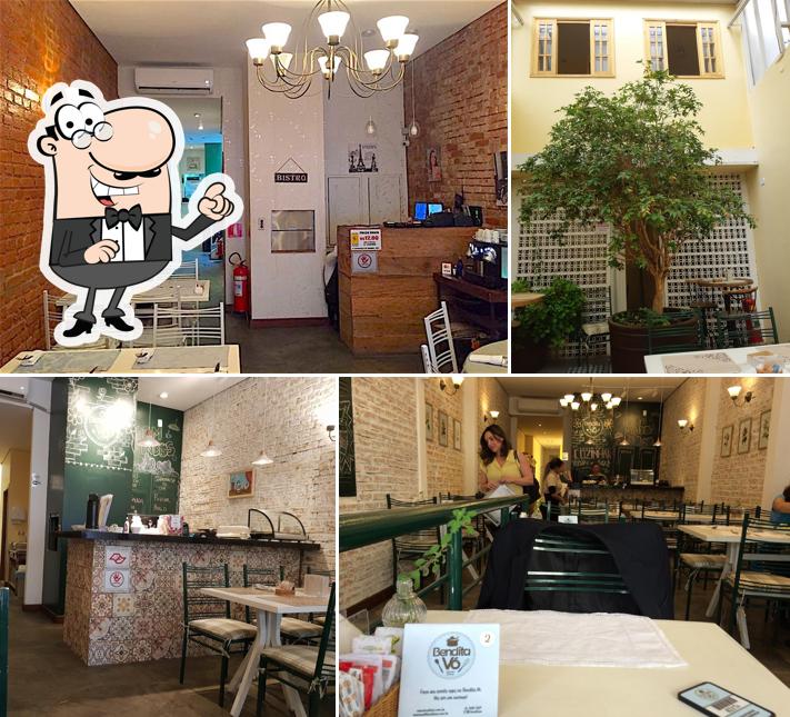 O interior do Bendita Vó