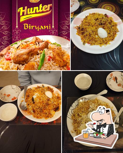 Food at Hunter Biryani