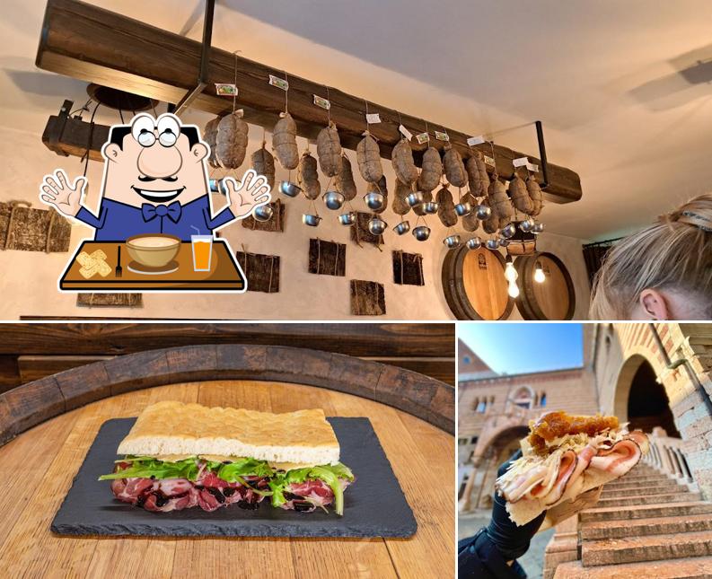 Platti al Focacceria La Figaccia