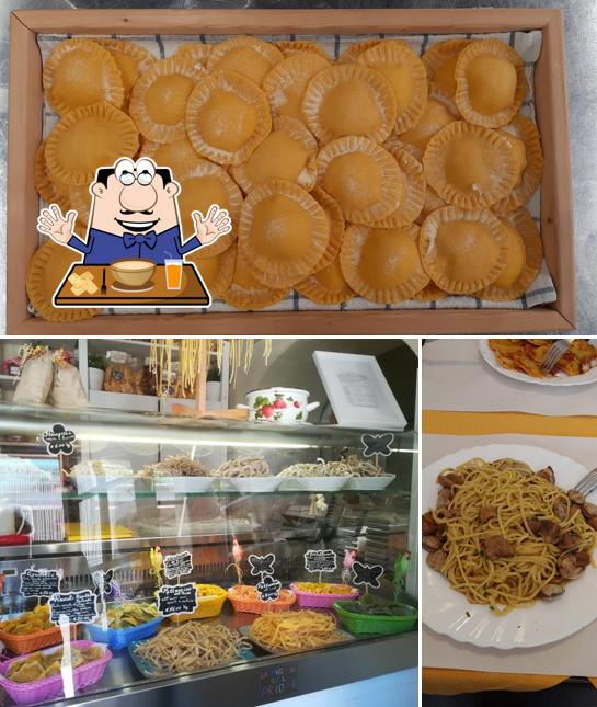 Platti al La Pasta del Priore di Farfa