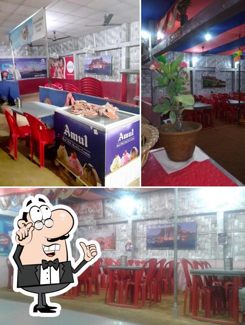 The interior of New Hilara Marwari Tandoori Dhaba
