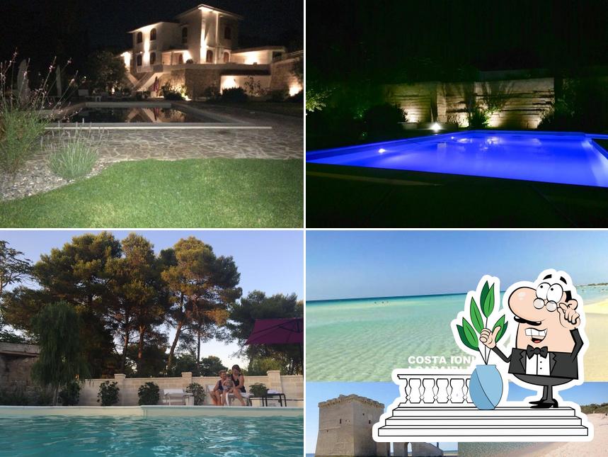 Goditi la vista dagli esterni di Tenuta Cardinale LUXURY HOME ENOB&B