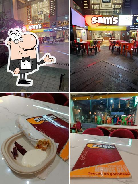 The interior of Sam's momos
