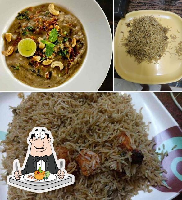Food at The Haleem Biryani
