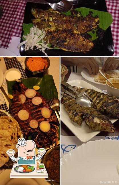 Fried fish at Samak Seafood Restaurant