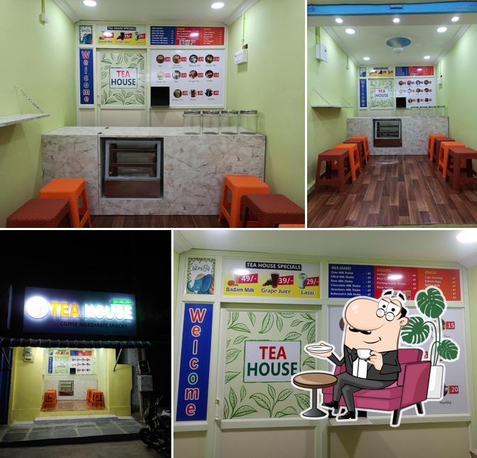 The interior of TEA HOUSE