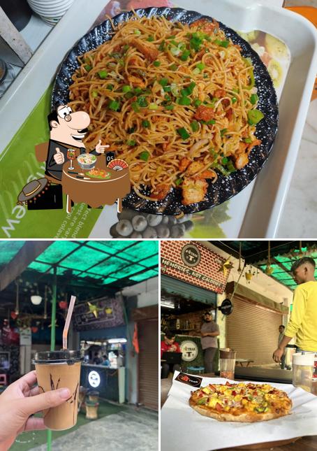 The restaurant's food and beverage