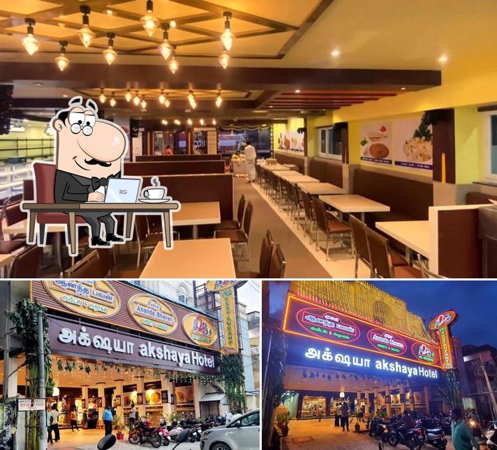 This is the image showing interior and exterior at Adyar Ananda Bhavan - A2B