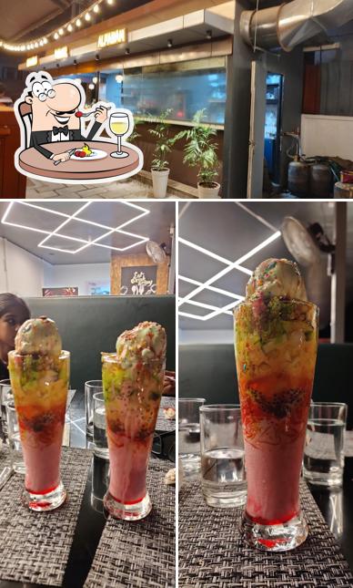 Food at Sultan's Lounge