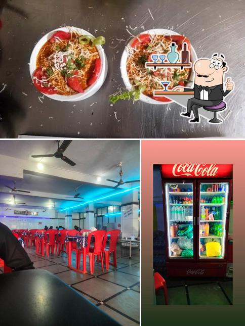 Take a look at the photo depicting interior and food at Chaudhary Hotel & Restaurant
