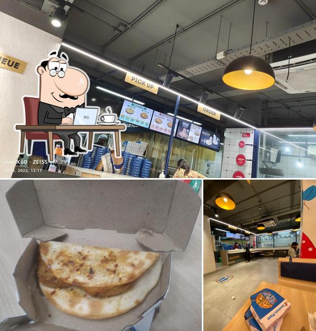 Domino's Pizza Balaji Colony, Tirupati is distinguished by interior and food