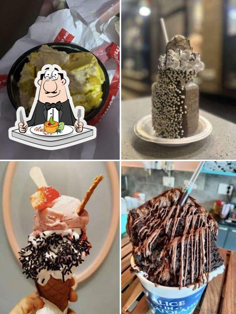 Food at Alice In Gelatoland, Shahi Durbar