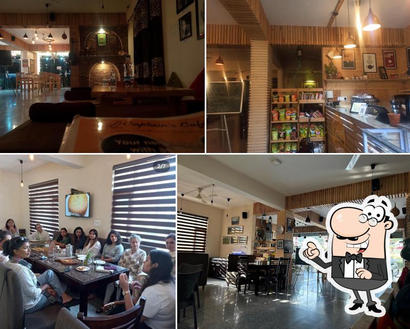 The interior of Captain’s Cafe