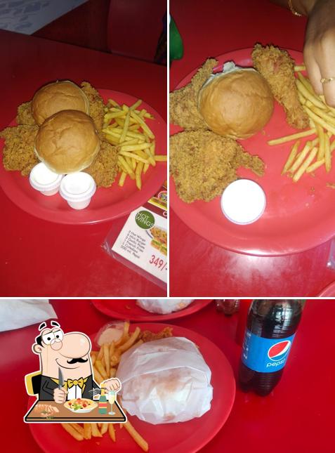 Food at Chick Pop Fried Chicken