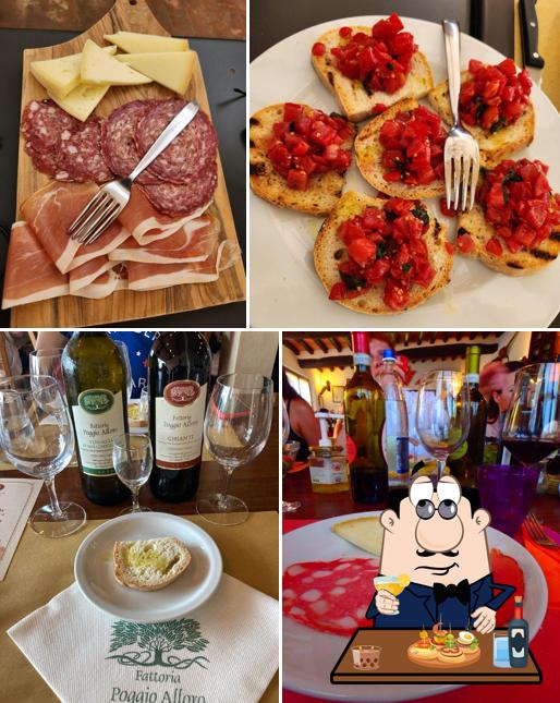 Bruschette al Fattoria Poggio Alloro