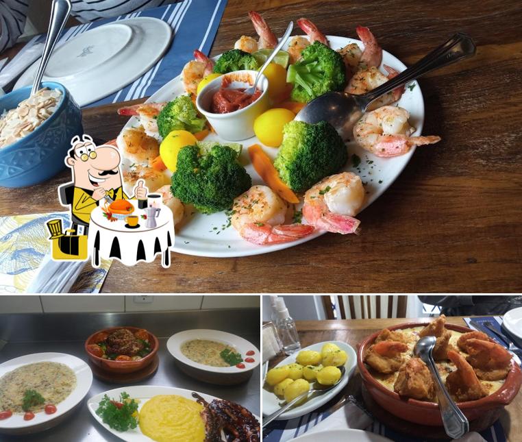 Comida em Iguarias Cozinha do Mar