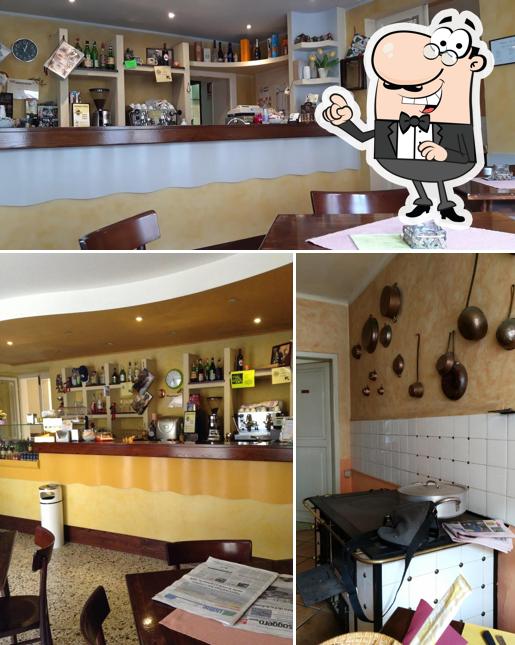 Gli interni di Trattoria Là di Missin