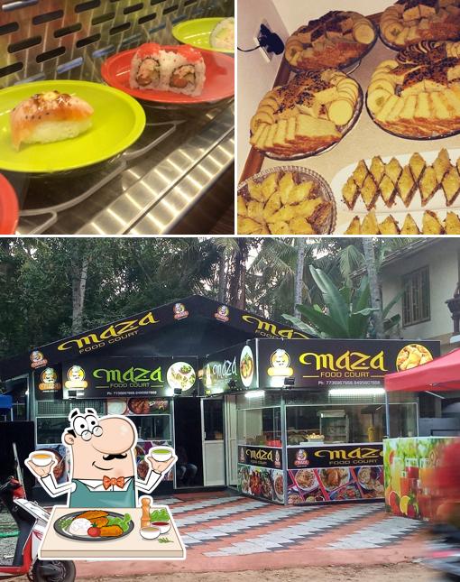 Food at Maza Food court
