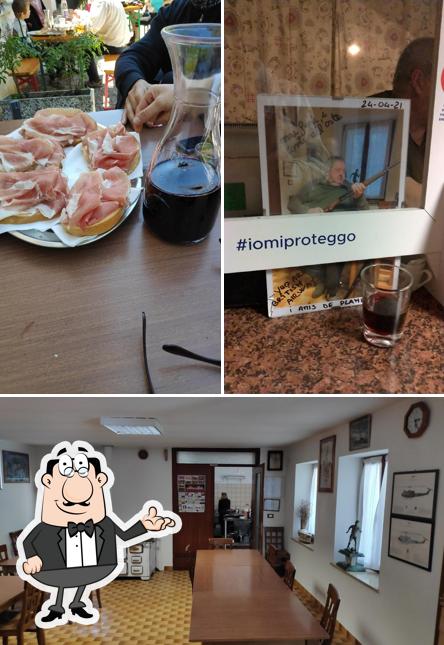 Gli interni di Osteria da Valter - Prepotto