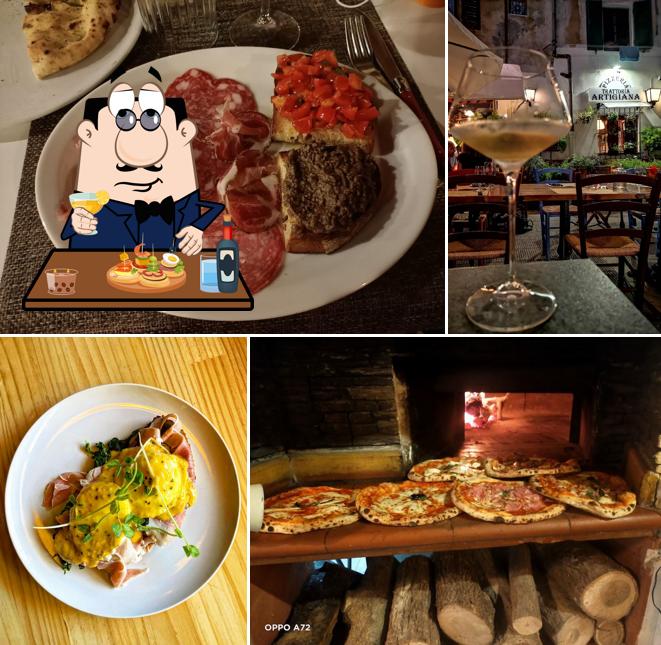 Bruschette al Pizzeria Trattoria Artigiana