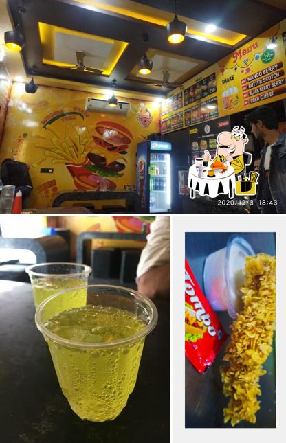 This is the photo displaying food and interior at Roll Stick
