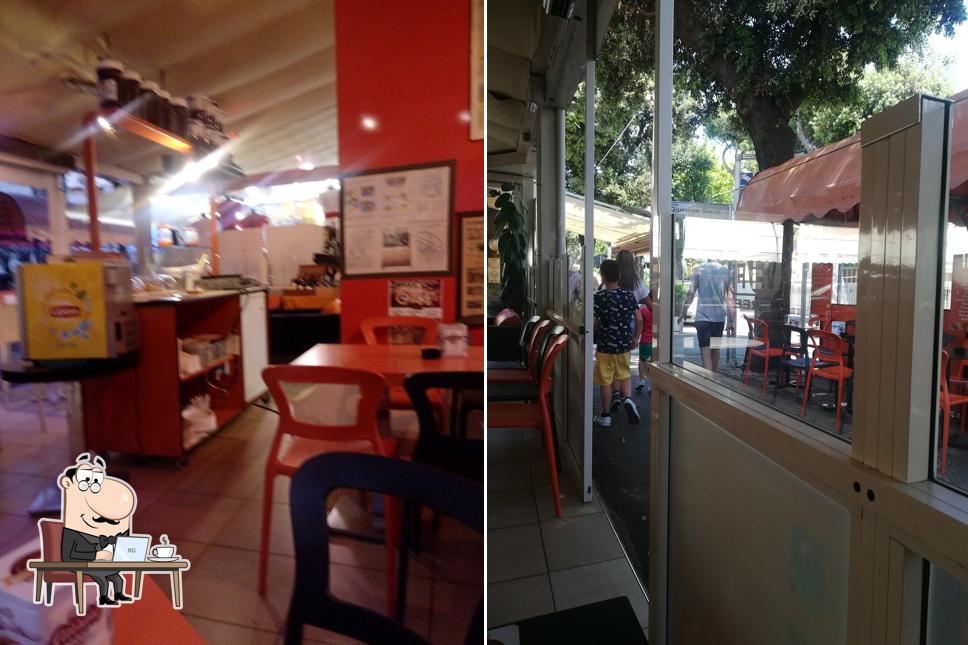 Gli interni di Bar Gelateria Oasi
