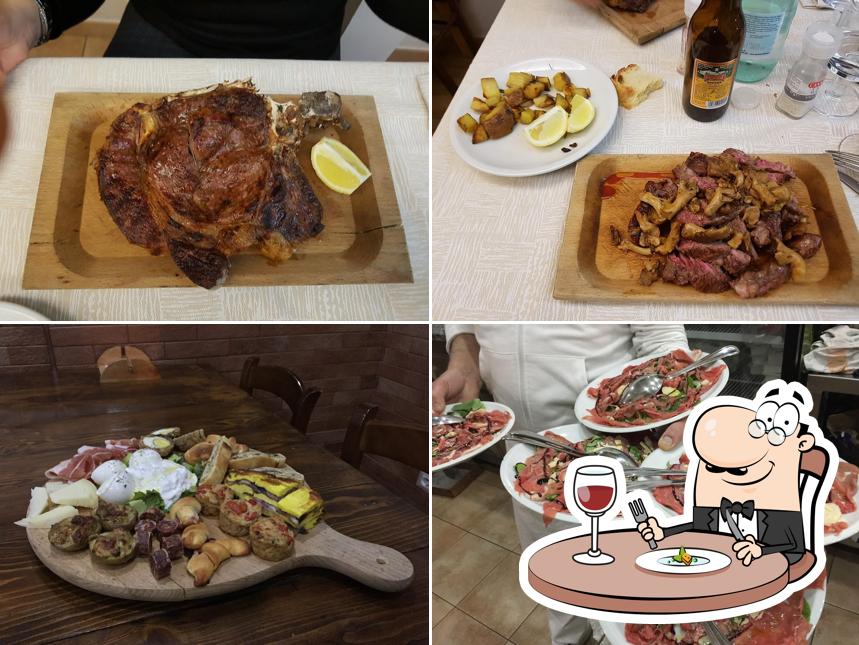 Platti al Antipasteria Braceria Cora d'Zia