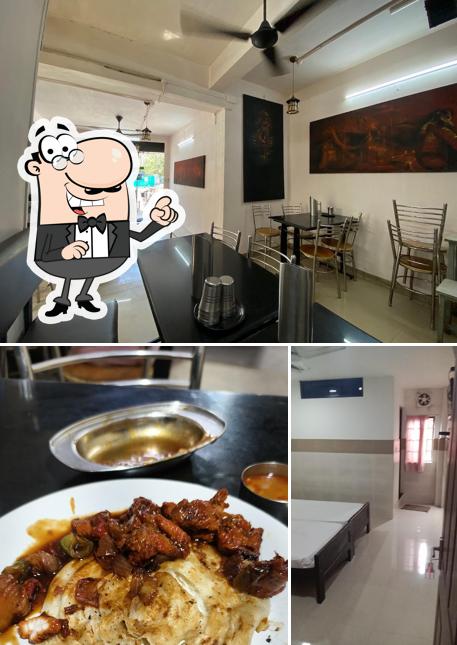 The interior of Bismi Biriyani Hut & Restaurant