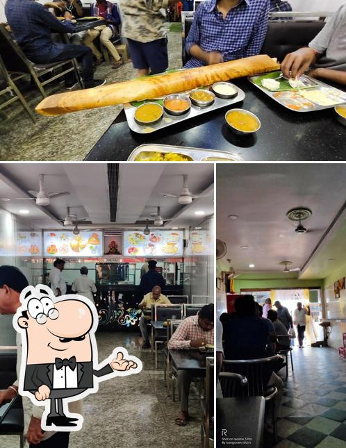 The interior of Swathi Tiffins