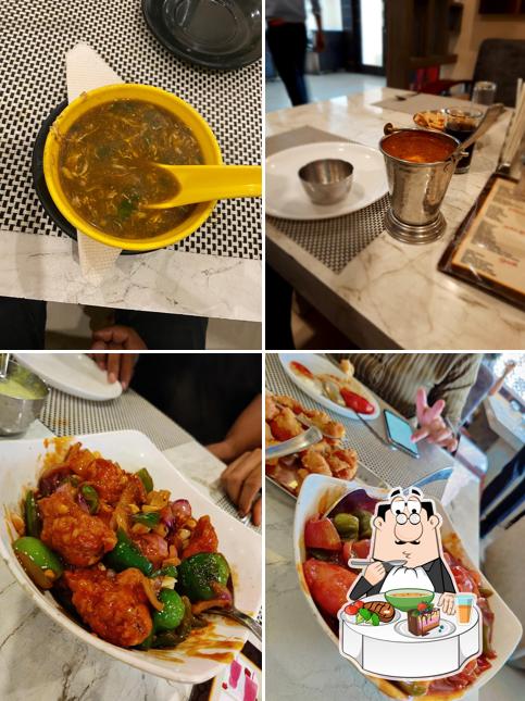 Hot and sour soup at Fortune grill Restaurant