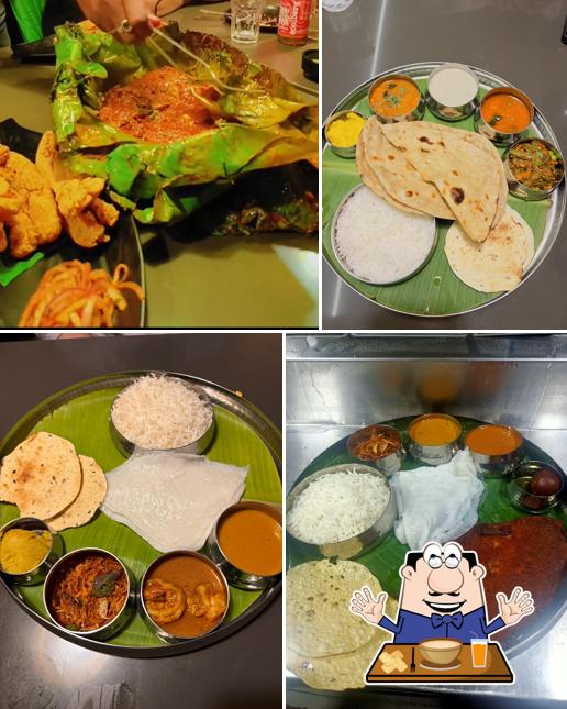 Food at Mahabelly Restaurant